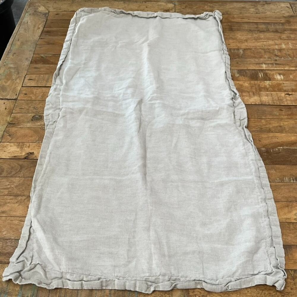 Simple & Opulence 100% Linen Taupe Pillowcases 35" x 19"